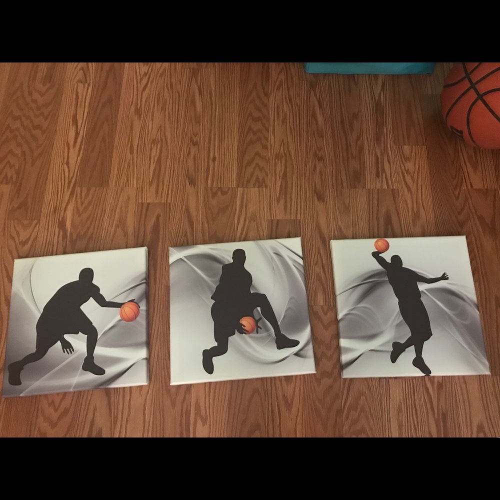 Canvas basketball pictures
